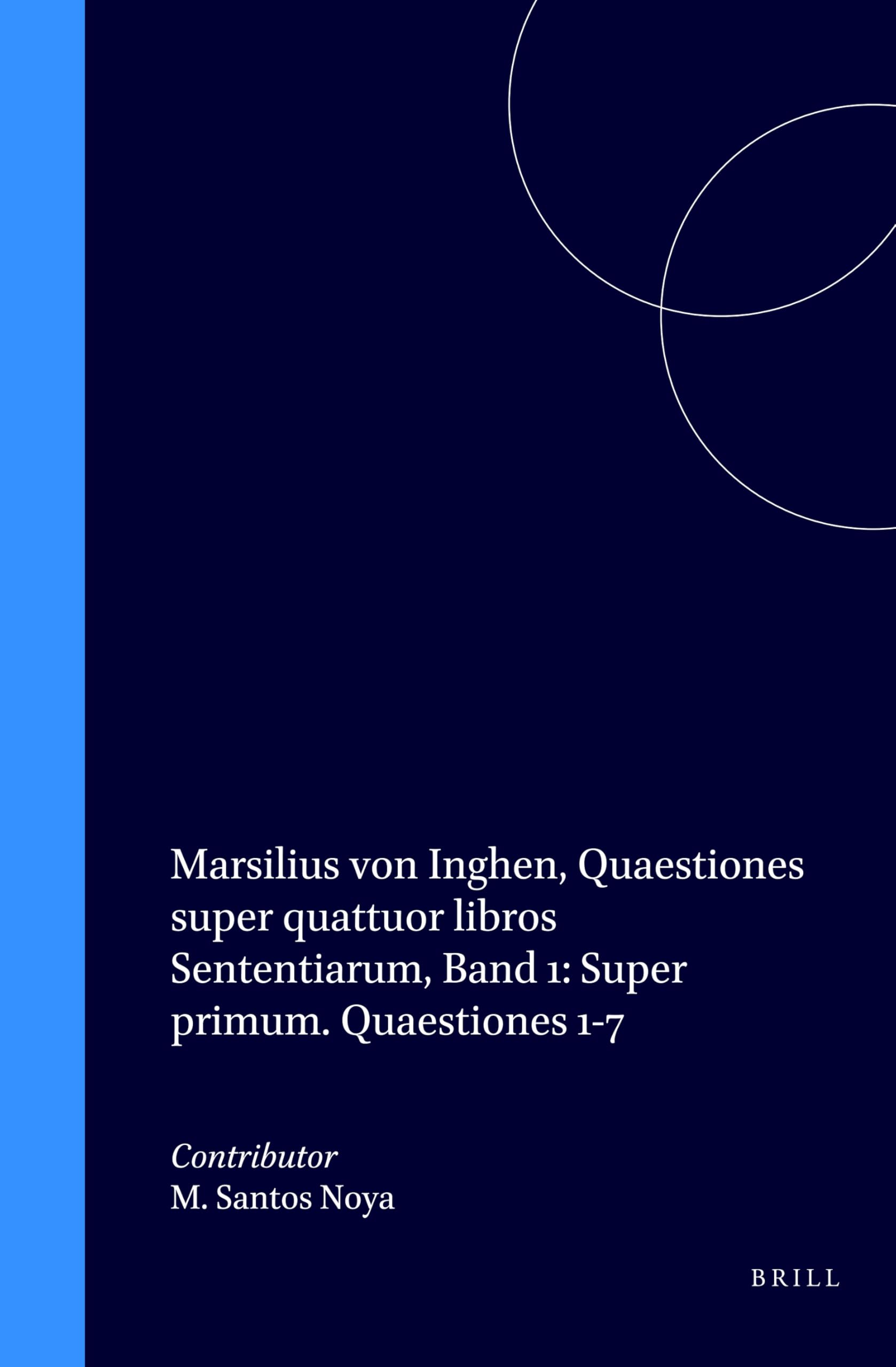 Marsilius Von Inghen Sententiarum livre académique rare de collection premium