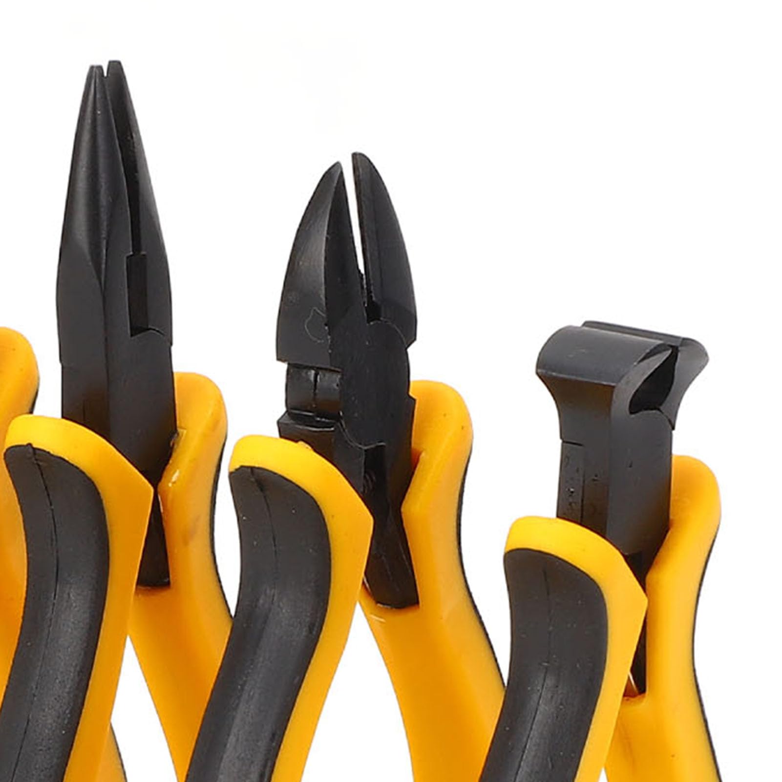 Zestaw szczypiec do biżuterii Profesjonalny gumowy uchwyt ze stali stopowej Ergonomiczny uchwyt Wielofunkcyjny zestaw narzędzi do naprawy biżuterii Rzemiosło Zegarmistrzowie