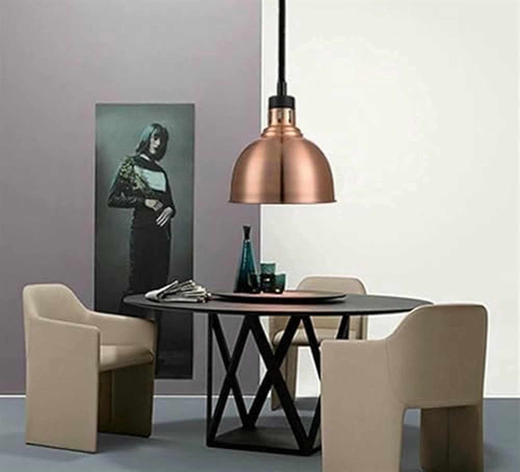 Lampada riscaldante per Alimenti 4 Pezzi, lampade riscaldanti Professionali, Attrezzatura per la conservazione degli Alimenti, scaldavivande con Lampadina, Lampada Isolante per Alimenti~/