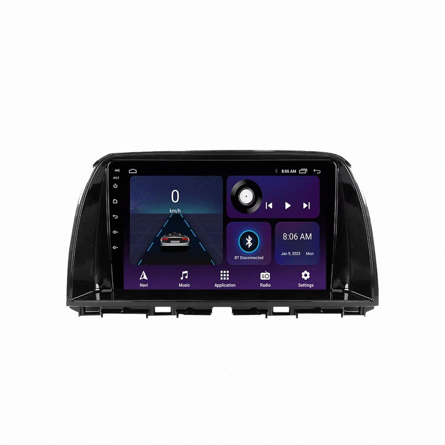 Radio coche 2 DIN con Carplay inalámbrico para Mazda CX5 2012-2015 y Mirror Link Bluetooth 8