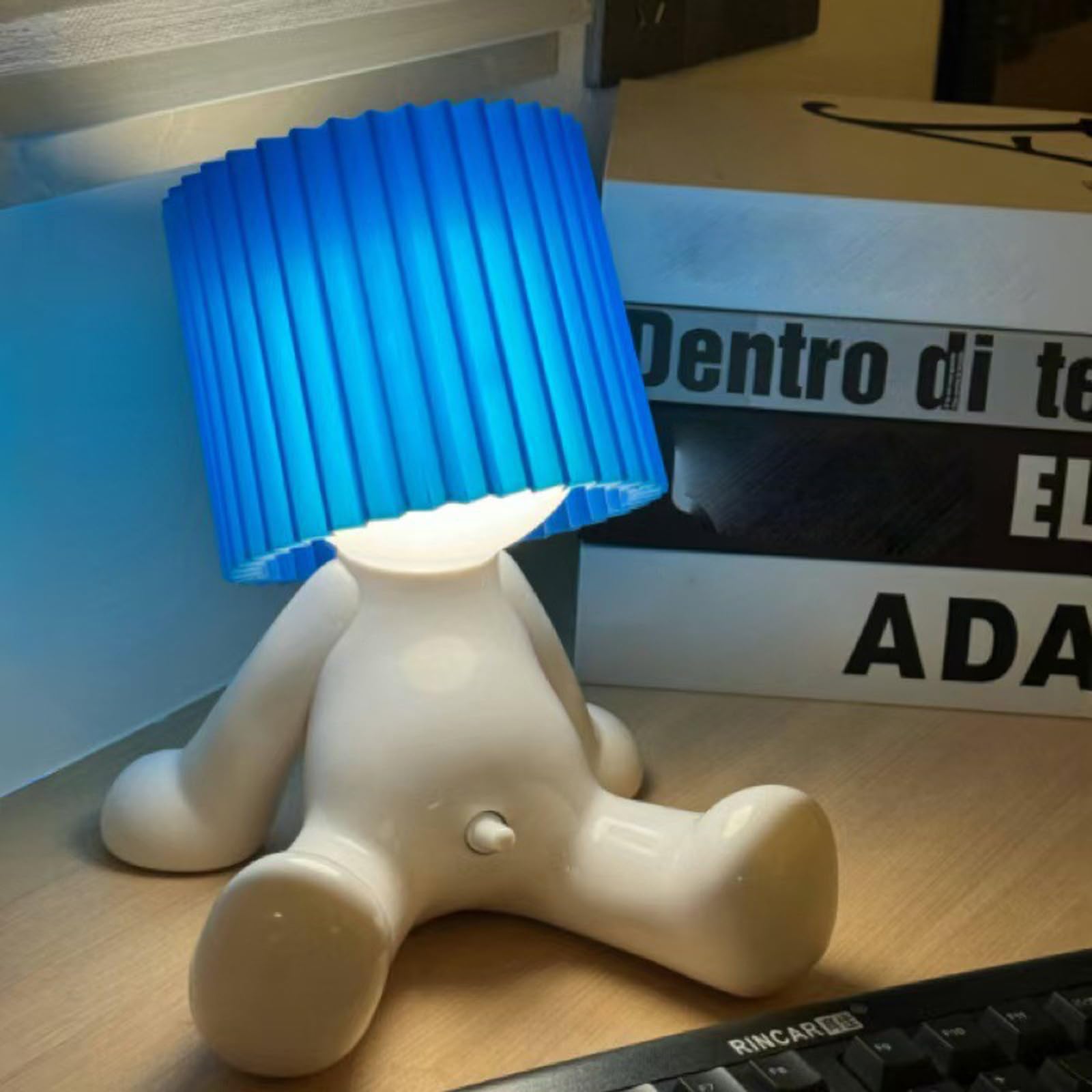 CHENRI Shy Boy Table Lamp, a Little Shy Man Creative Lamp, A Little Shy Man Lamp, Naughty Boy Desk Light, Creative LED Night Light, Romantic Bedside Lamp, Atmosphere Light for Home Decoration (A)