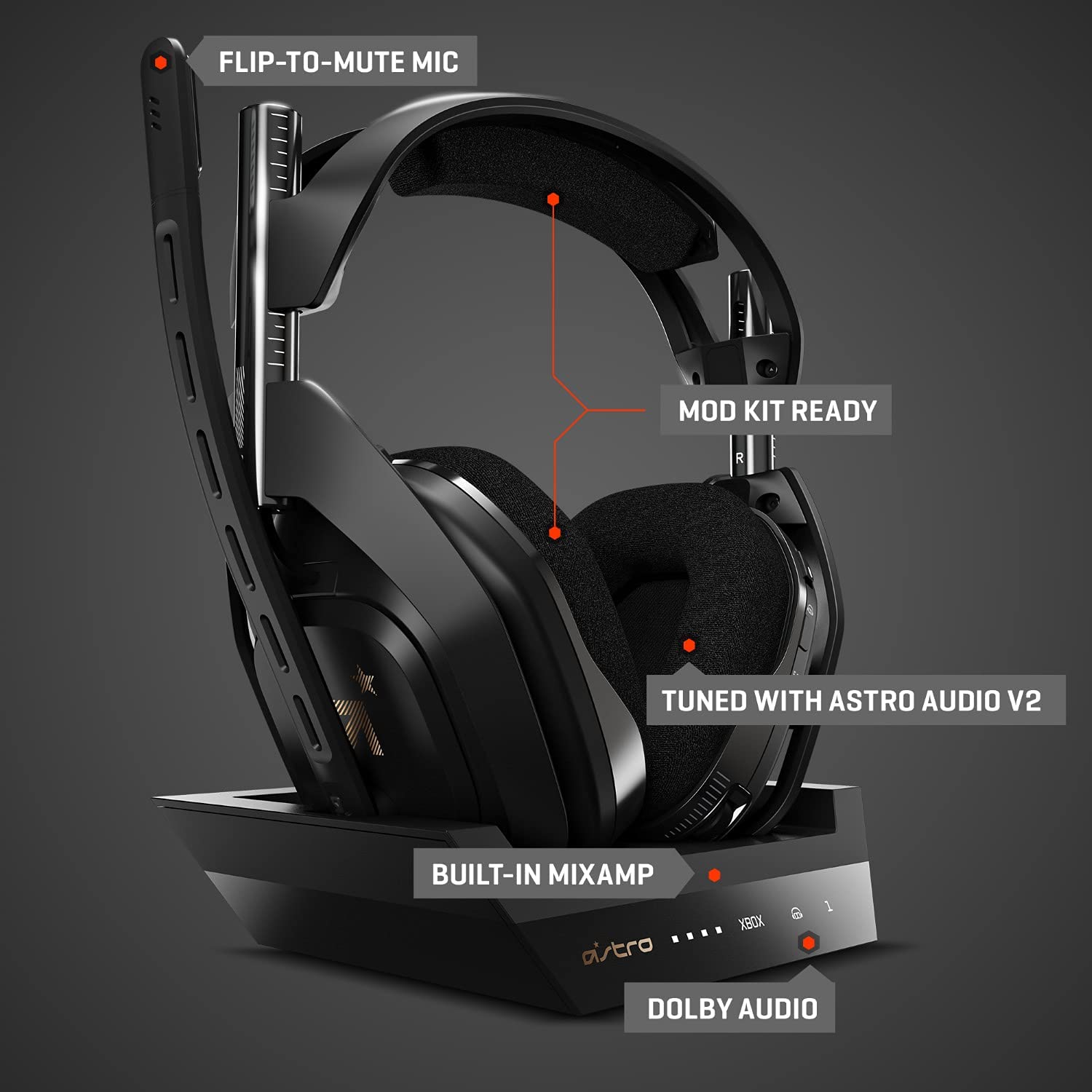 ヘッドホン ASTRO A50 wireless XBOX Amazon.com: ASTRO Gaming A50 Wireless Headset + Base Station for