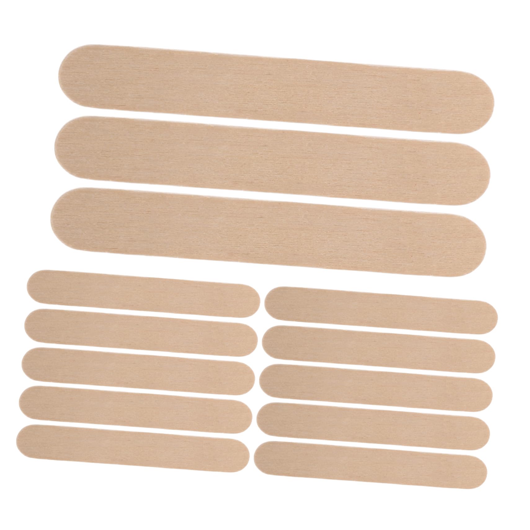 Hemobllo 1000piezas Palitos De Madera Para Manualidades De Multiusos Para Helados y Cera Materiales Para Manualidades