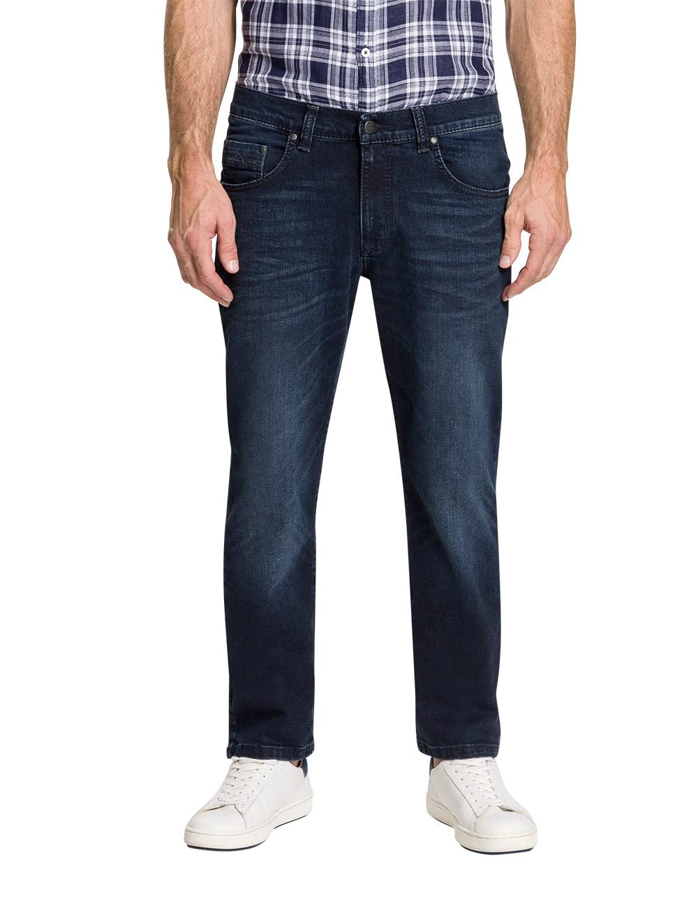 PIONEER AUTHENTIC JEANS Męskie dżinsy Rando | spodnie męskie | Regular Fit | Blue Denim/Washed Washed Washed