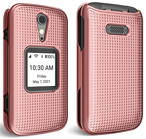 Étui Lively 4053SJ7 or rose rigide clipsable double face - 3