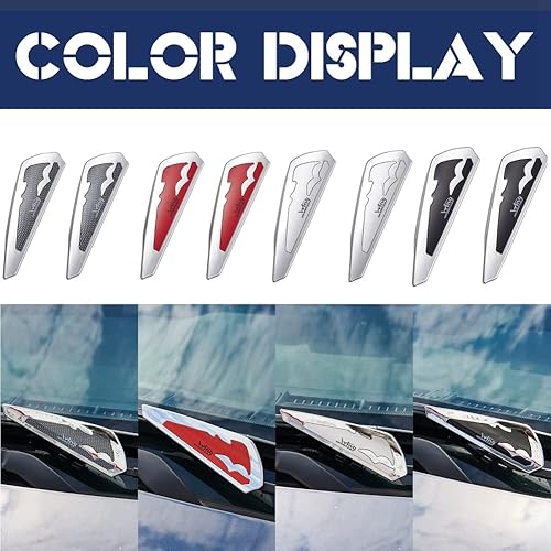 Miniatura 8 de AuMoHall 1 par de tabletas de presión para limpiaparabrisas de automóvil, color plateado