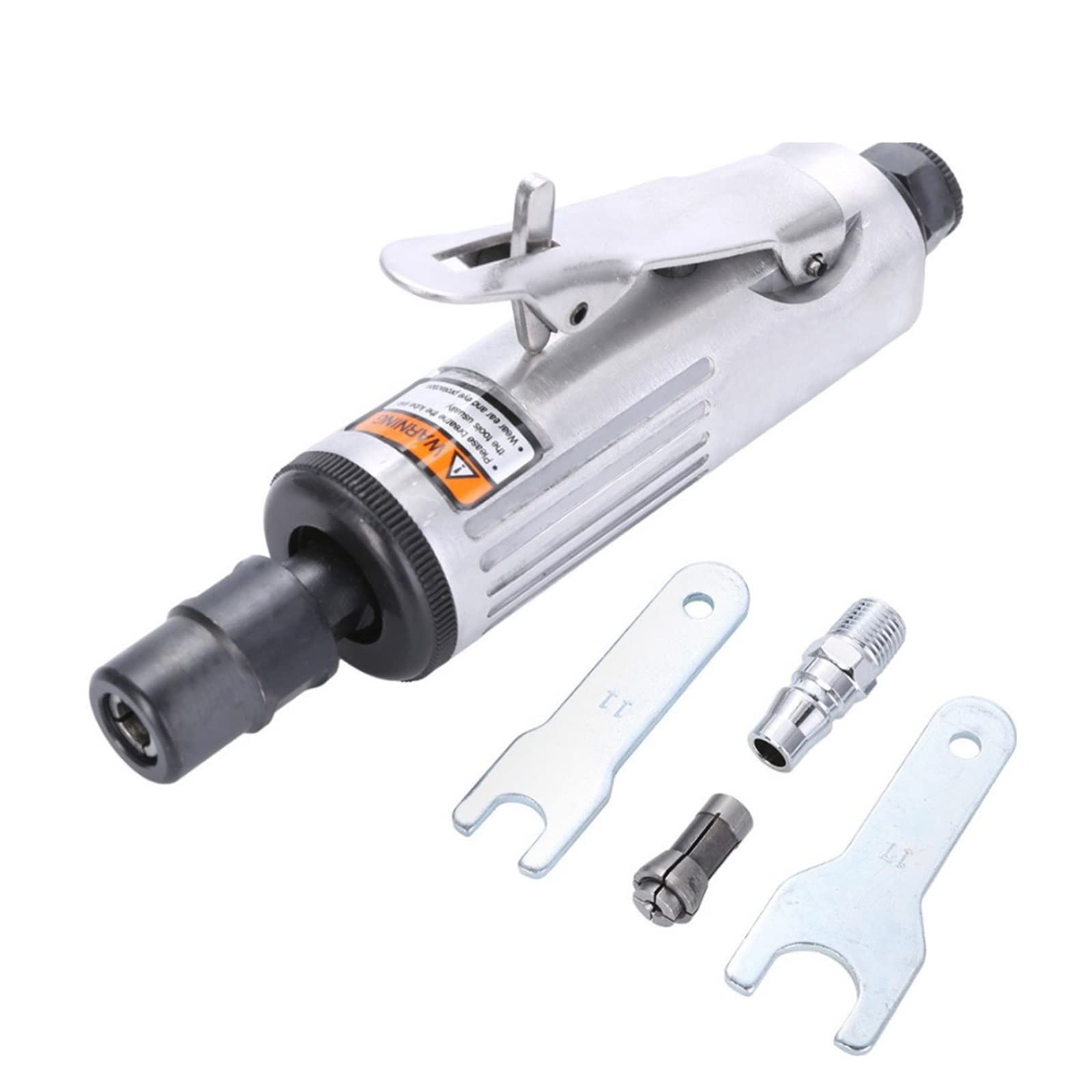 LNHHG Power Buffer Polisher, Air Die Grinder Grinding Mill Engraving Tool Polishing Machine Tools Length 152MM Pneumatic(5PCS)