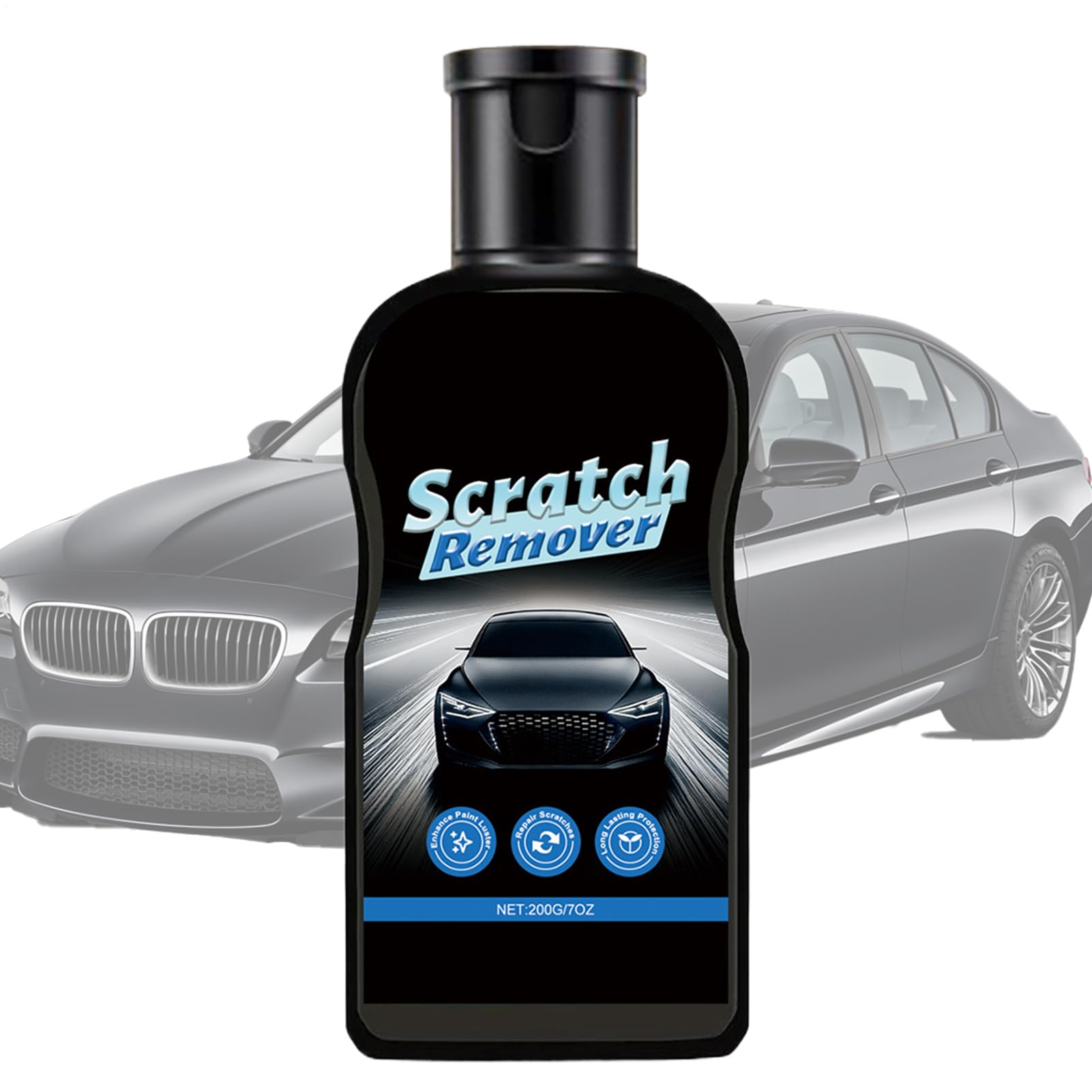 Car Scratch Remover,High-Gloss Repair Restorer Paste | Long-Lasting Buffing Compound - for Repairing Cleaning Detailing Maintenance Daily Trip Motorcycle Care Boat Rv Exterior Vehicle