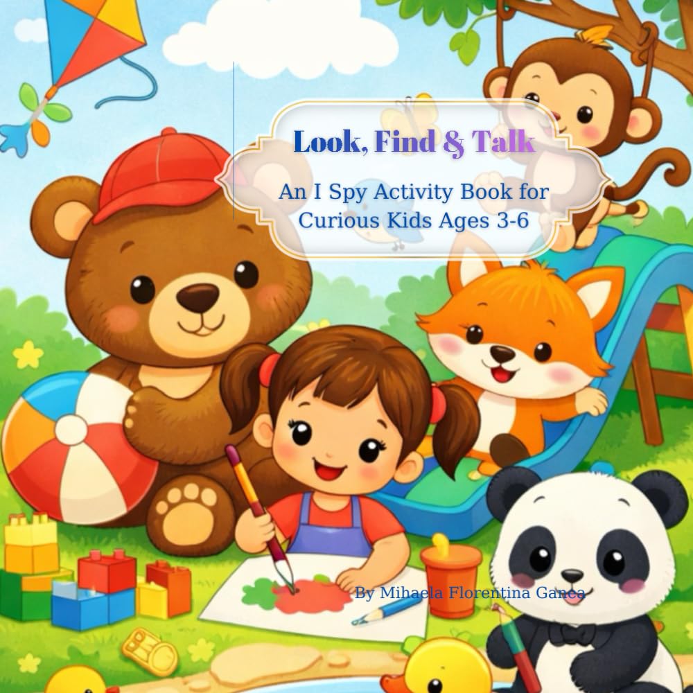 Look, Find & Talk: An I Spy Activity Book for Curious Kids Ages 3–6