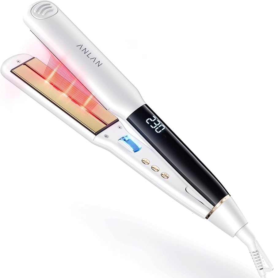 Amazon | ANLAN ストレートアイロン ヘアアイロン 赤色LED 近 Amazon | ANLAN ストレートアイロン ヘアアイロン 赤色LED 近