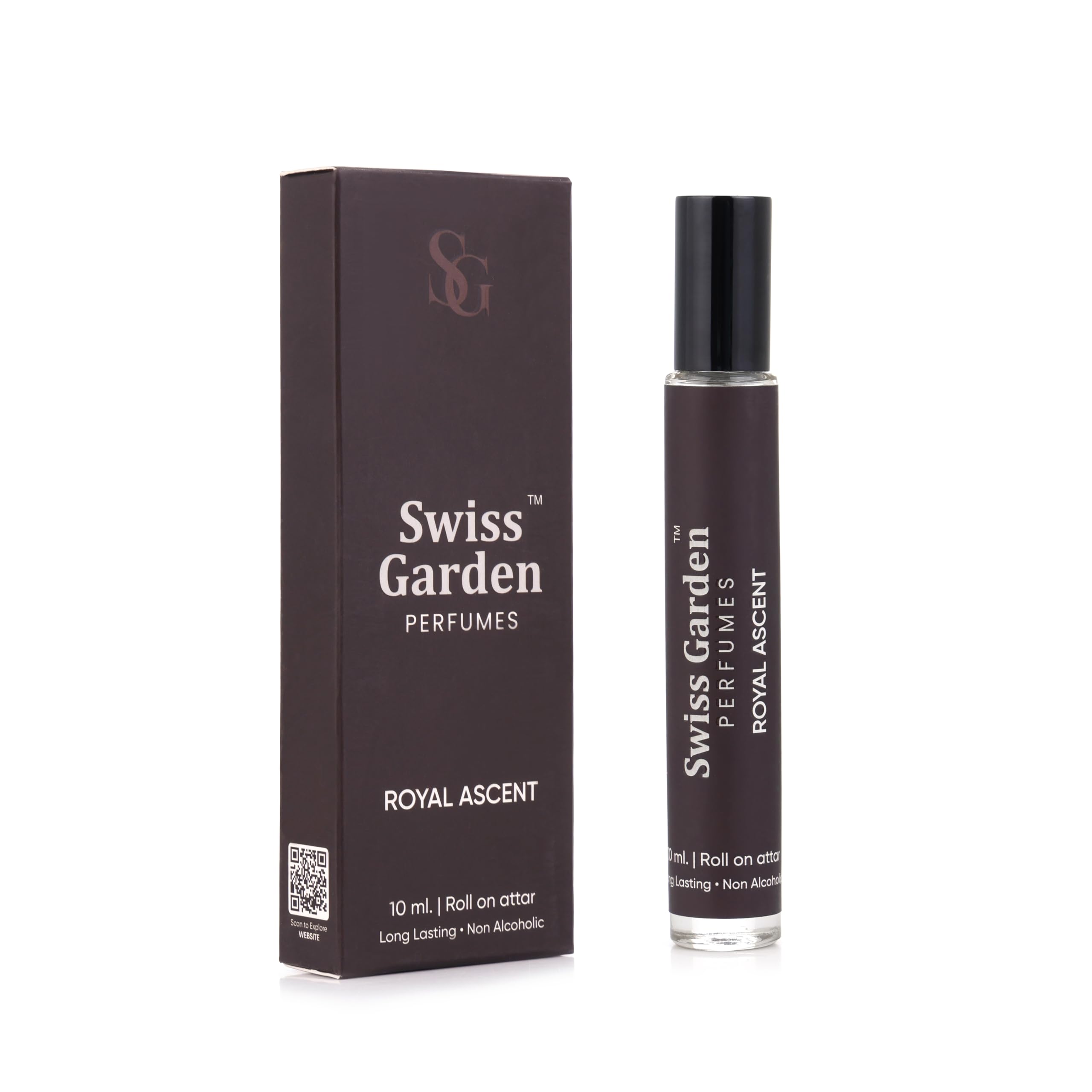 Royal Ascent Non Alcoholic Roll On Attar Unisex 10ml Long Lasting Woody Fruity Fragrance Fragrance House Collection Personal Use Travel Use Special Occasions-image-29