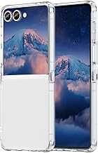 Gosento For Galaxy Z Flip 7 ケース クリスタル クリア 透明 TPU素材 Galaxy Z Flip7 保護カバー (クリア)