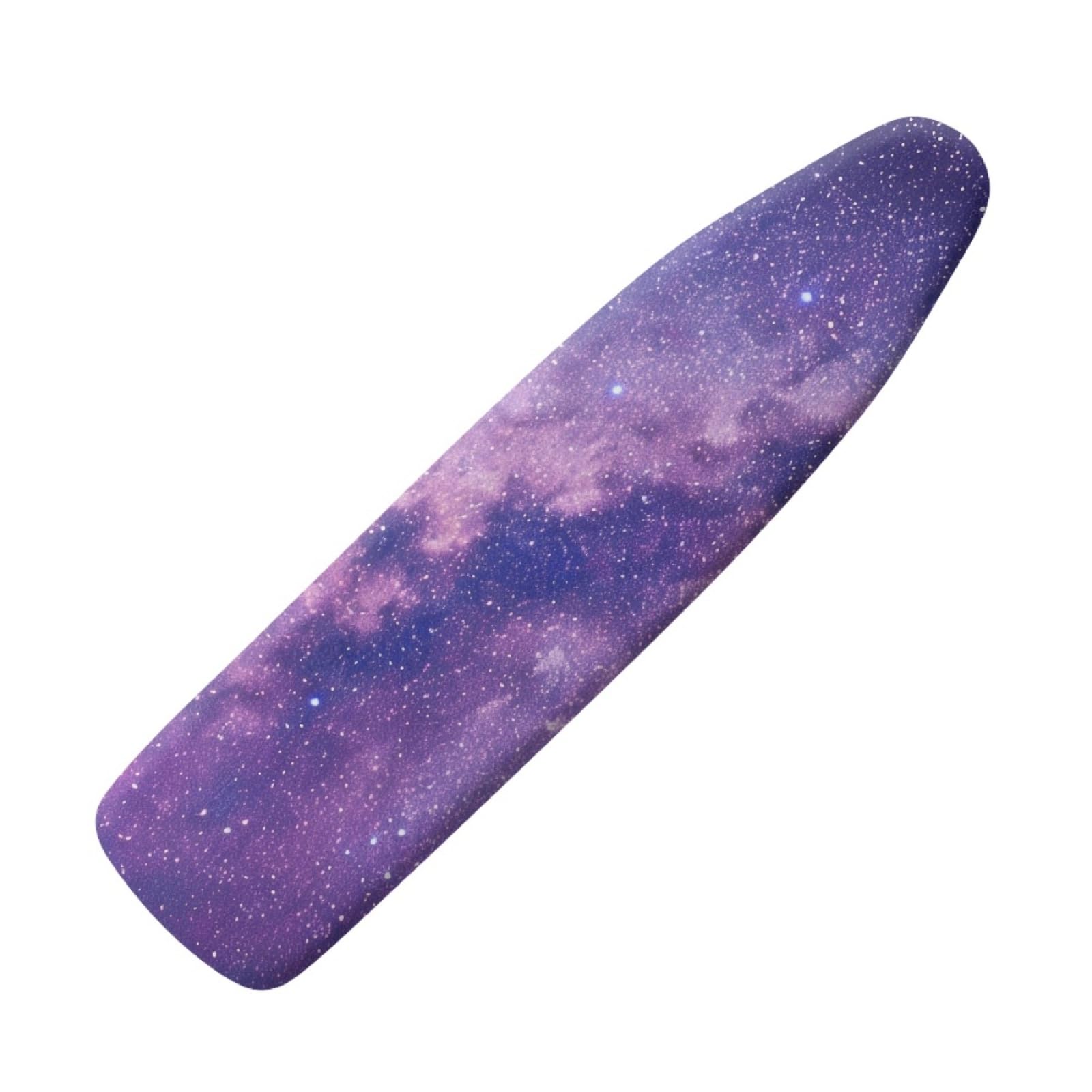 Ironing Board Covers 110 x 35cm Purple Galaxy Iron Board Covers and Pad Thick Resist Scorching and Staining Thick Easy Fit Iron Cover Adjustable Elastic Rope Ironing Boards Cover 110x35cm