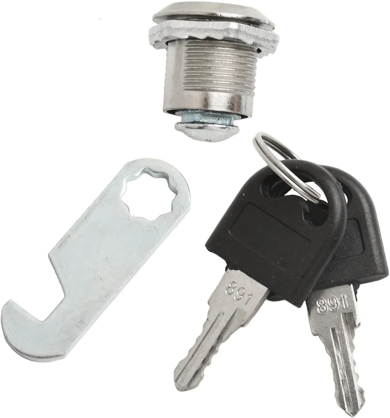 Security Cam Lock 6 Pcs 16/20/25/30mm Security Lock Cylinder Cam with Same Key for Mailboxes(25mm)
