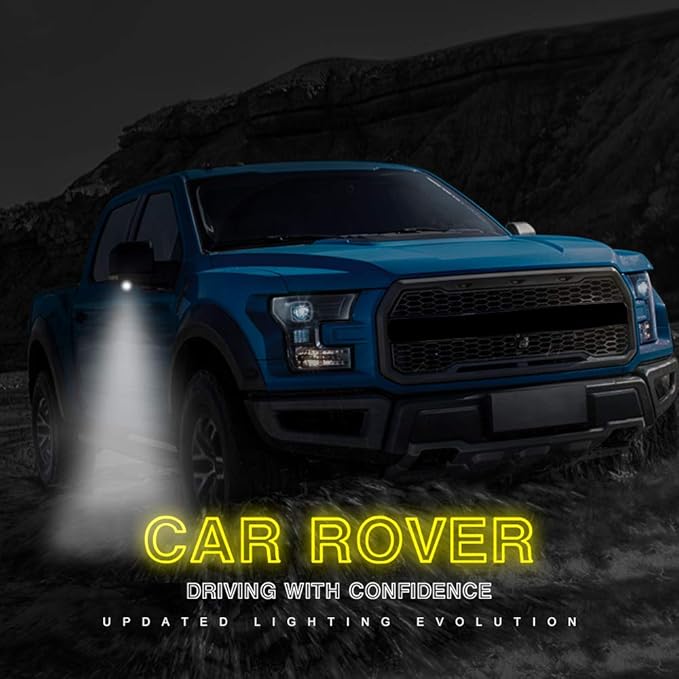 CAR ROVER Luz LED Espejo Lateral para Ford F-150 Expedition Explorer Edge Pack de 2 miniatura 6