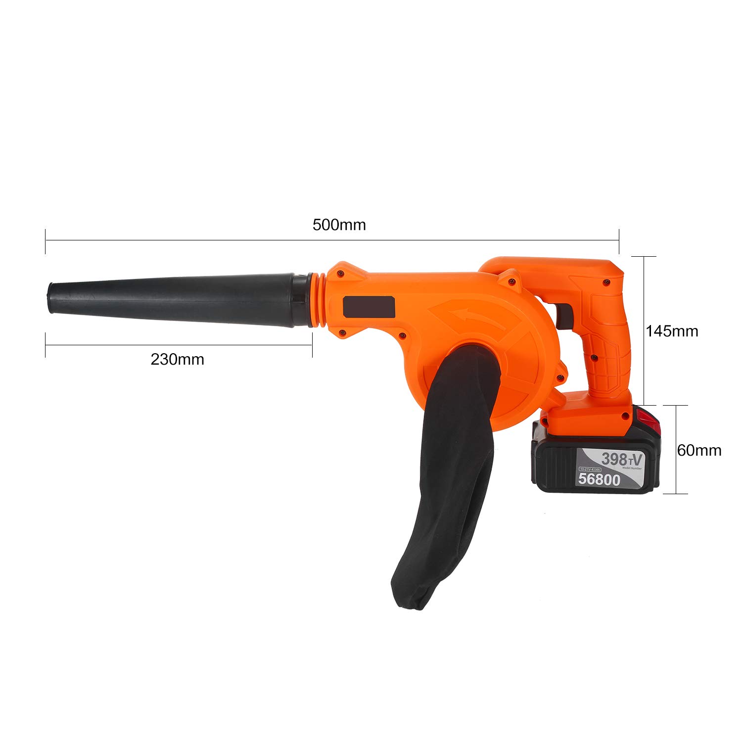 Soffiatore a Batteria,Soffiatore Foglie Blower Aspirapolvere Foglia foglia 21V Alimentato elettrico 2 in 1 Sweeper & for la pulizia della di polvere neve