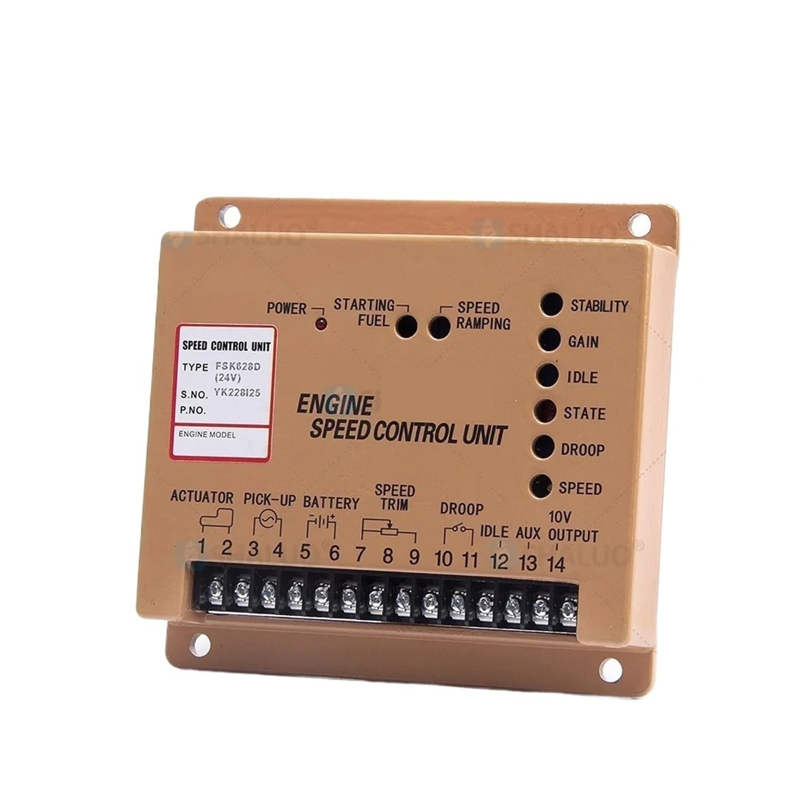 FSK628D Motordrehzahlregler Elektronischer Regler-Aktuatorsatz ZD140A 24V Sensor 1St