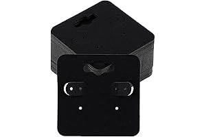 Kraft Earring Display Cards for Distinct Jewelry Presentation