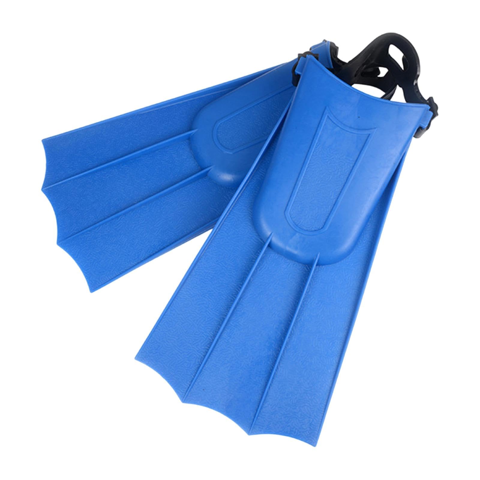 QSTDGVPW Flippers Scuba Diving Fins Lightweight Adjustable Snorkeling Supplies, Feet Shoes Snorkel Fins for Professionals, Blue 40 to 44