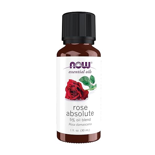 NOW Essential Oils, Rose Absolute, 5% Blend of Pure Rose
