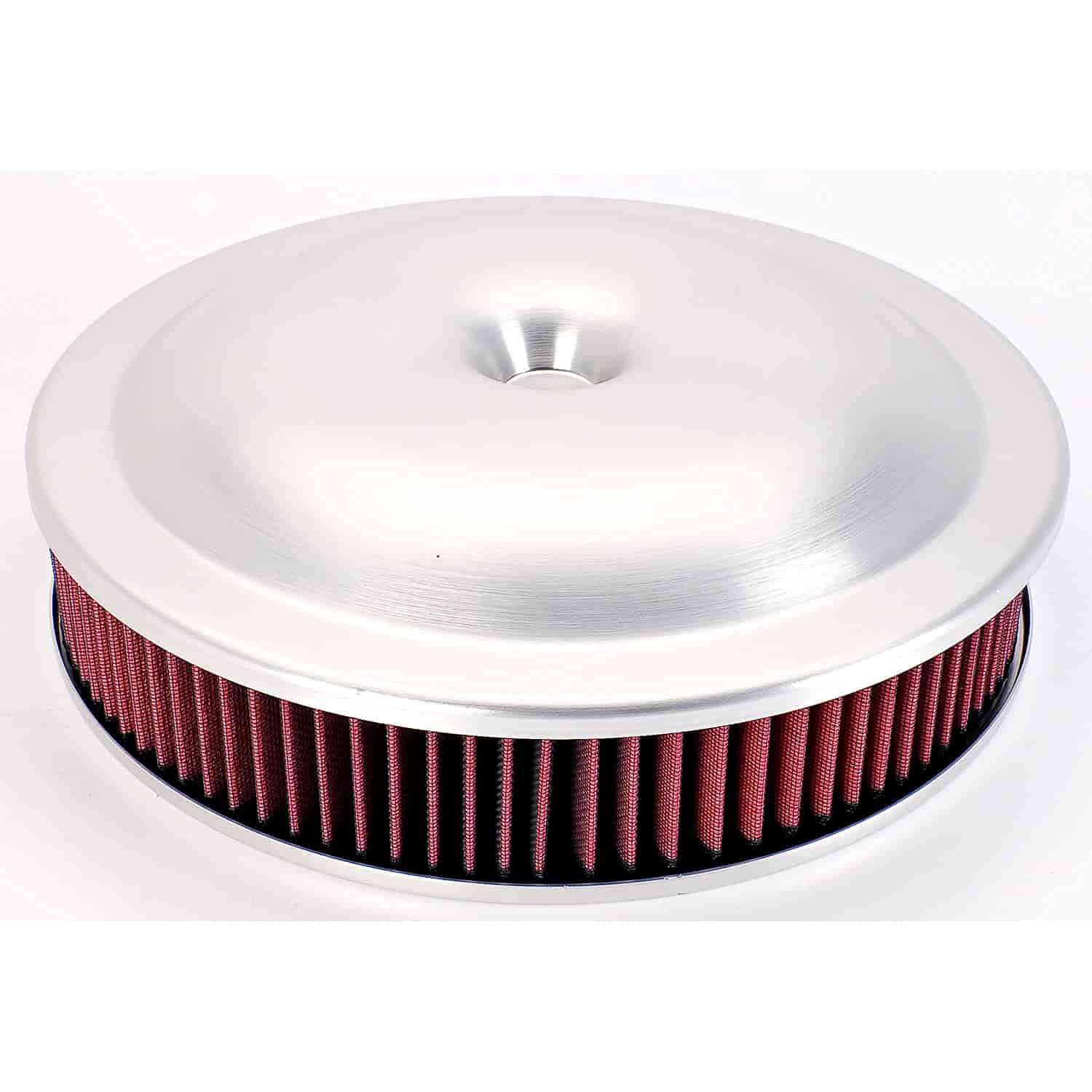 JEGS 50040 Spun Aluminum Air Cleaner