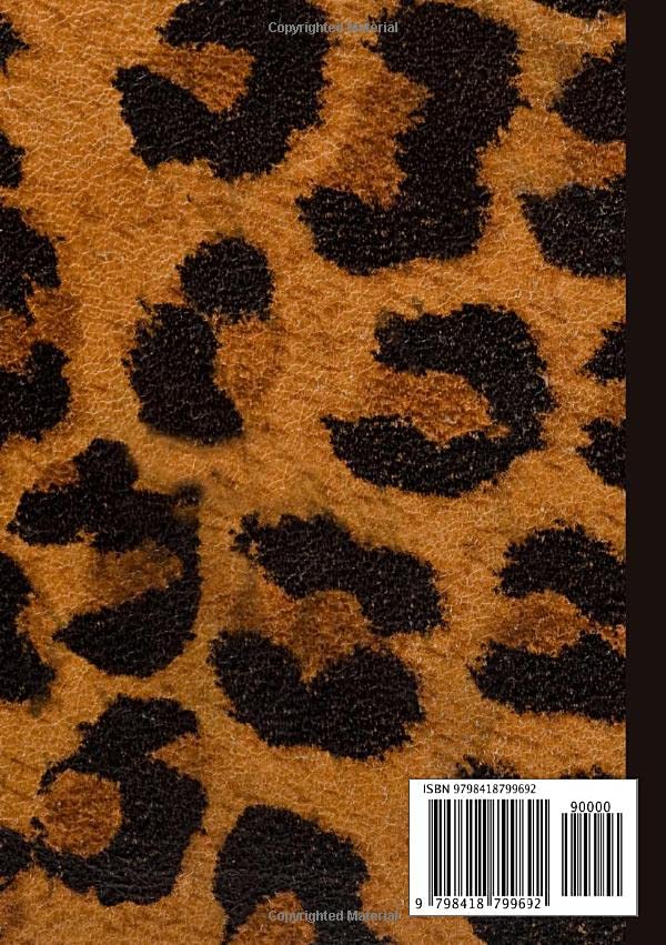 Leopard Composition Notebook: College Ruled Notebook | 100 Pages | Medium A5 Sized w/ Soft Cover - Image 2
