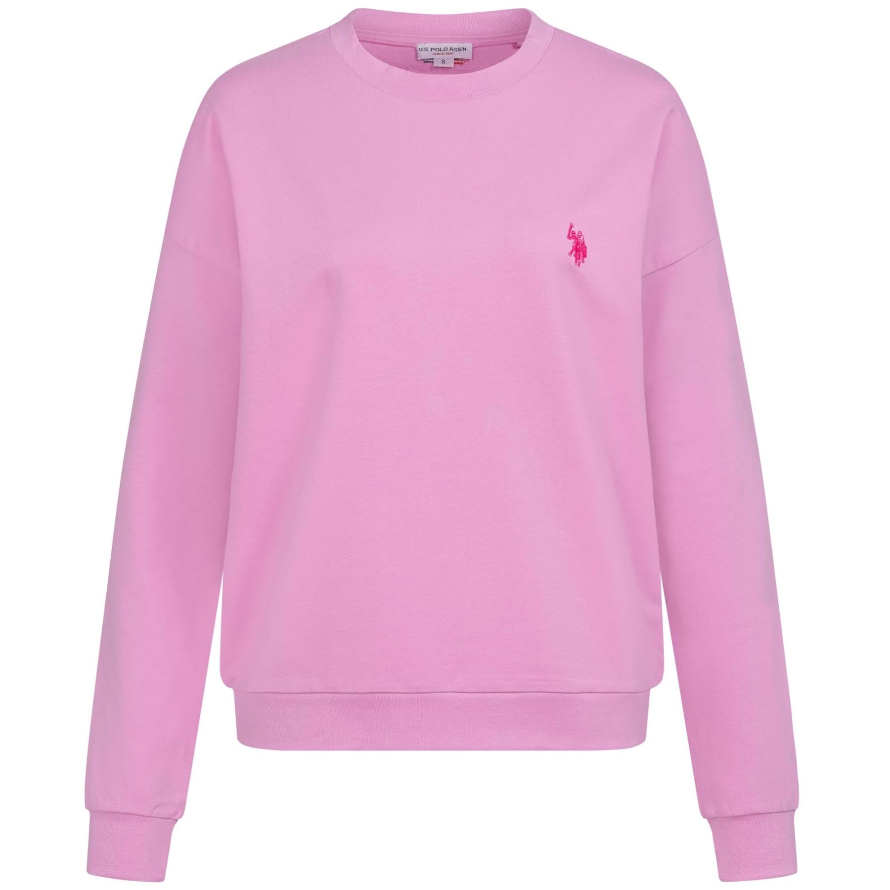 U.S. POLO ASSN. Damen Sweatshirt Pullover (S-XXL) Baumwollmix Rundhals Langarm P034