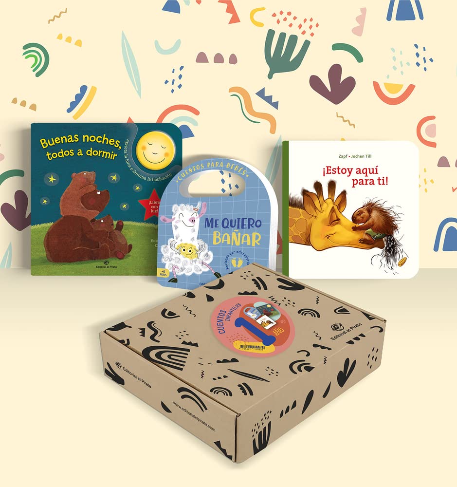 Cuentos Infantiles 1 Año: Lote de 3 libros para regalar a niños a partir de 1 año