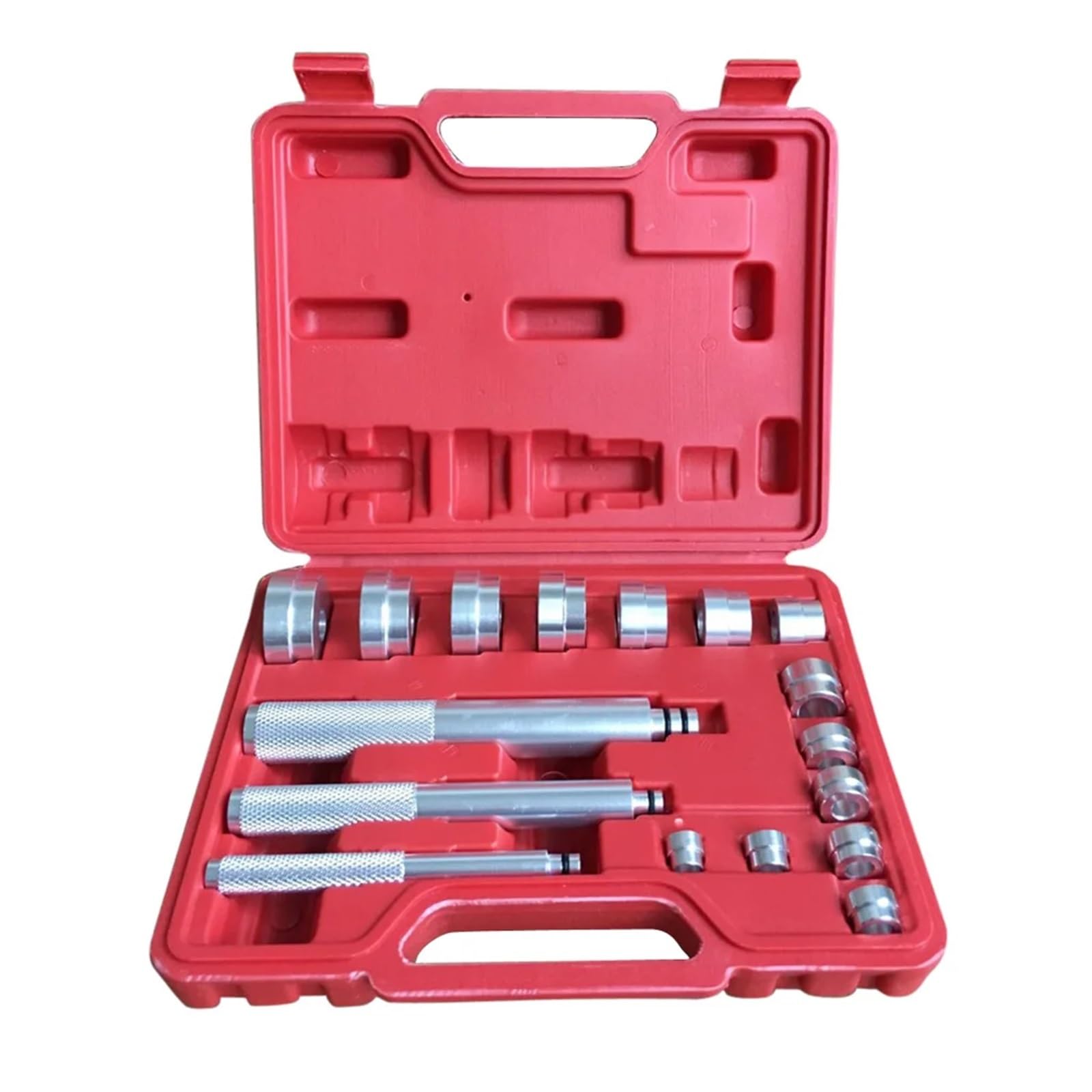 Kit d'outils d'installation et d'insertion de Douilles et de roulements, 17 pièces/Ensemble, avec étui, Outils manuels pour Voiture Outil Extracteur Roulement Douilles
