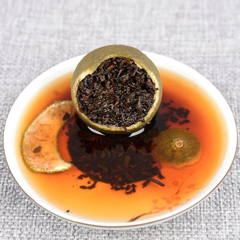 Tè Xiaoqinggan Pu 'e, Combinazione Perfetta Di Mandarino Xinhui E Tè Maturo Menghai Pu' er (250g * 2 Lattine)