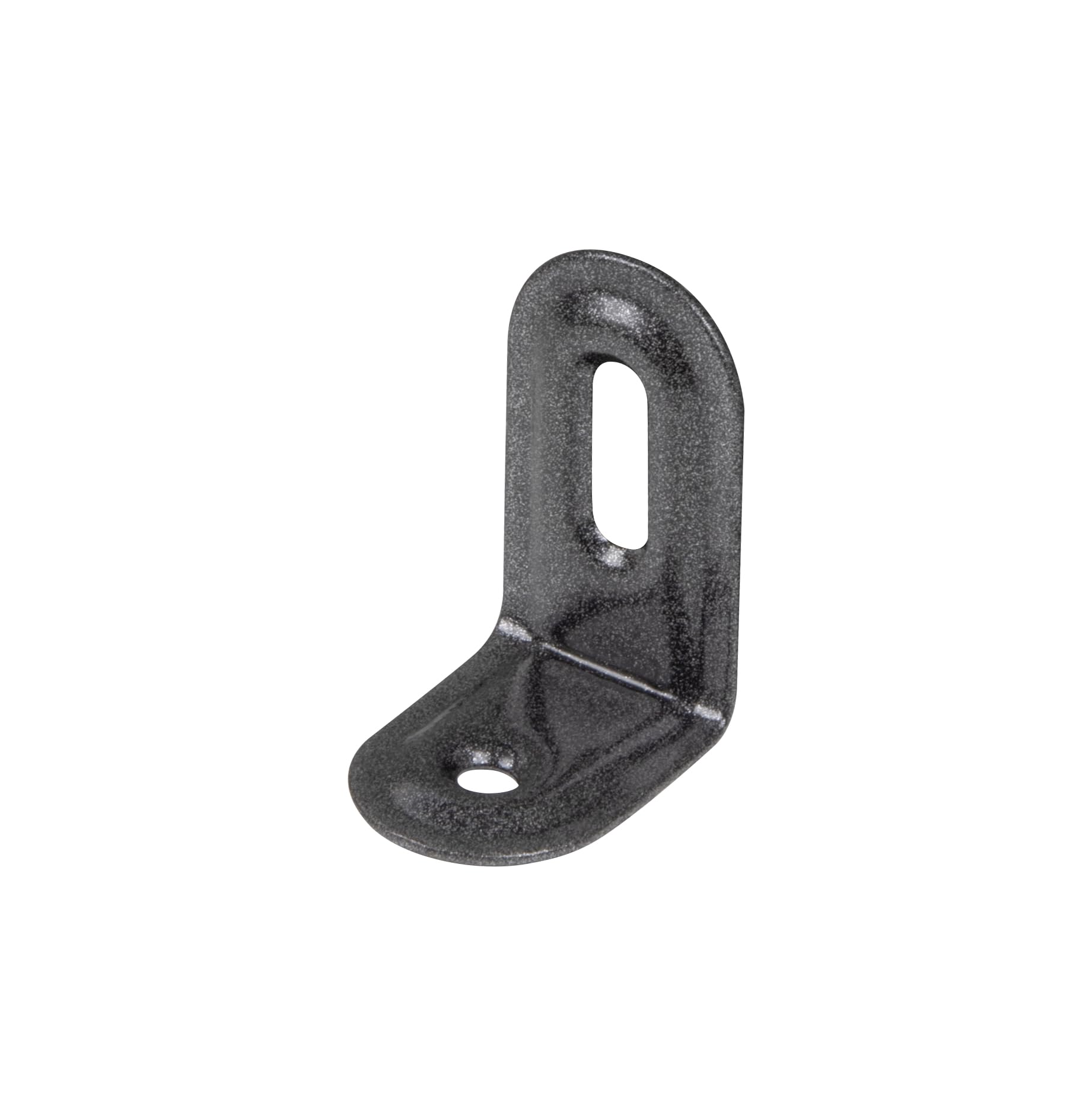 Alberts 823122 DURAVIS® Équerre réglable | emboutie | en noir diamant, à couche duplex | taille 28 x 40 x 22 mm | kit de 50