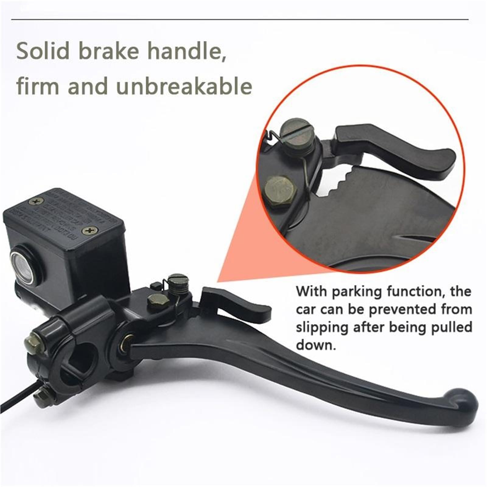 Motorrad-Kupplungshebel 22-mm-Motorradkupplungs-Hauptzylinder-Hydraulikpumpenhebel für elektrische Fahrradrikscha-Bremshebel(Pair)