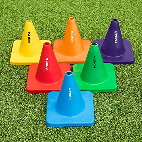 Cônes d'entraînement METIS : pack de 6 mini cônes sportifs