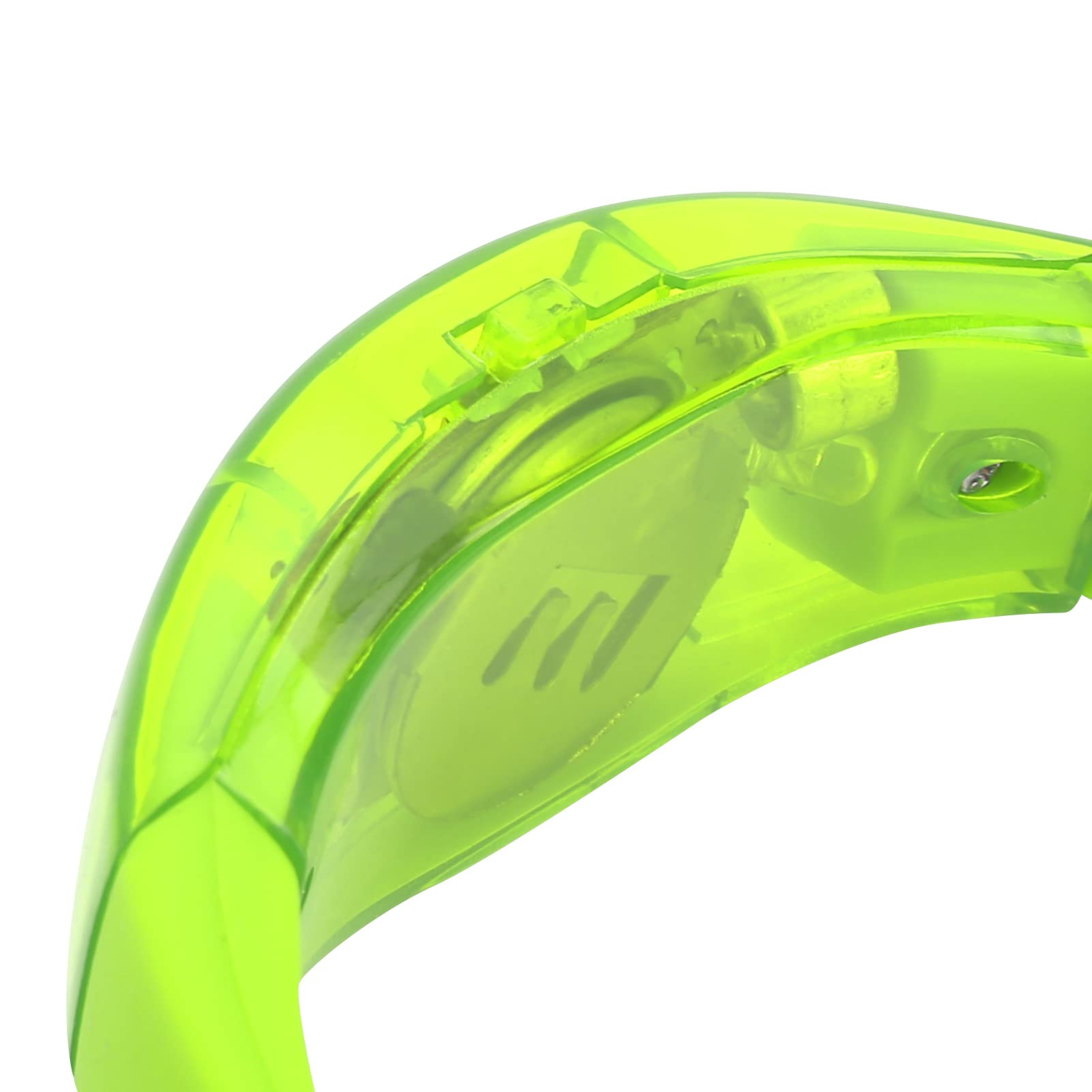 Sound Control LED Bransoletka, Night Running LED Bransoletka Party Light Up Wristband na Stage Bar Party, koncert muzyczny i inne nocne sporty na świeżym powietrzu(green)