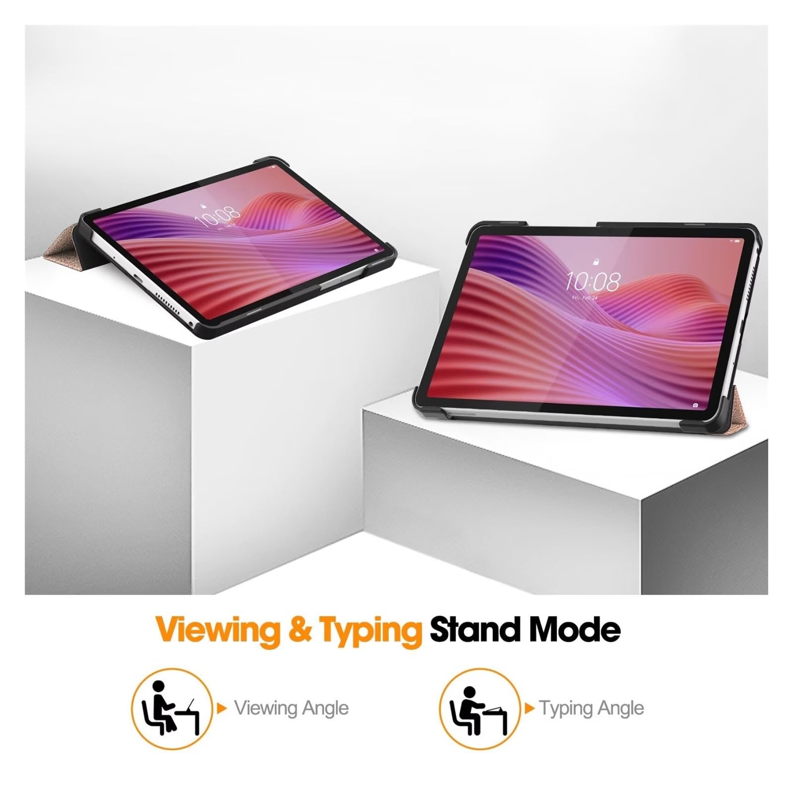 Lenovo Tab One/Tab K9 8.7 inç Kapak için Katlanır Stand Manyetik