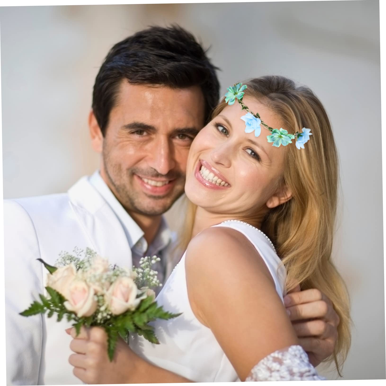 30stücke Teiliges Blumenkranz Haarschmuck Für Frauen Hochzeitsblumen-haarband Für Festivals Und Fotografie
