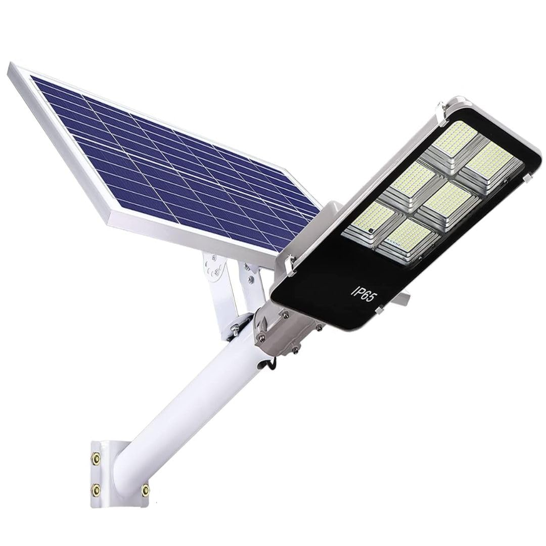 kh 300W Solar Street Light Outdoor, Dusk to Dawn LED Solar Light with Motion Sensor & Remote, Waterproof Aluminum Solar Light with Split Panel for Street, Parking Lot, Garden, Yard Security Lighting-image-30