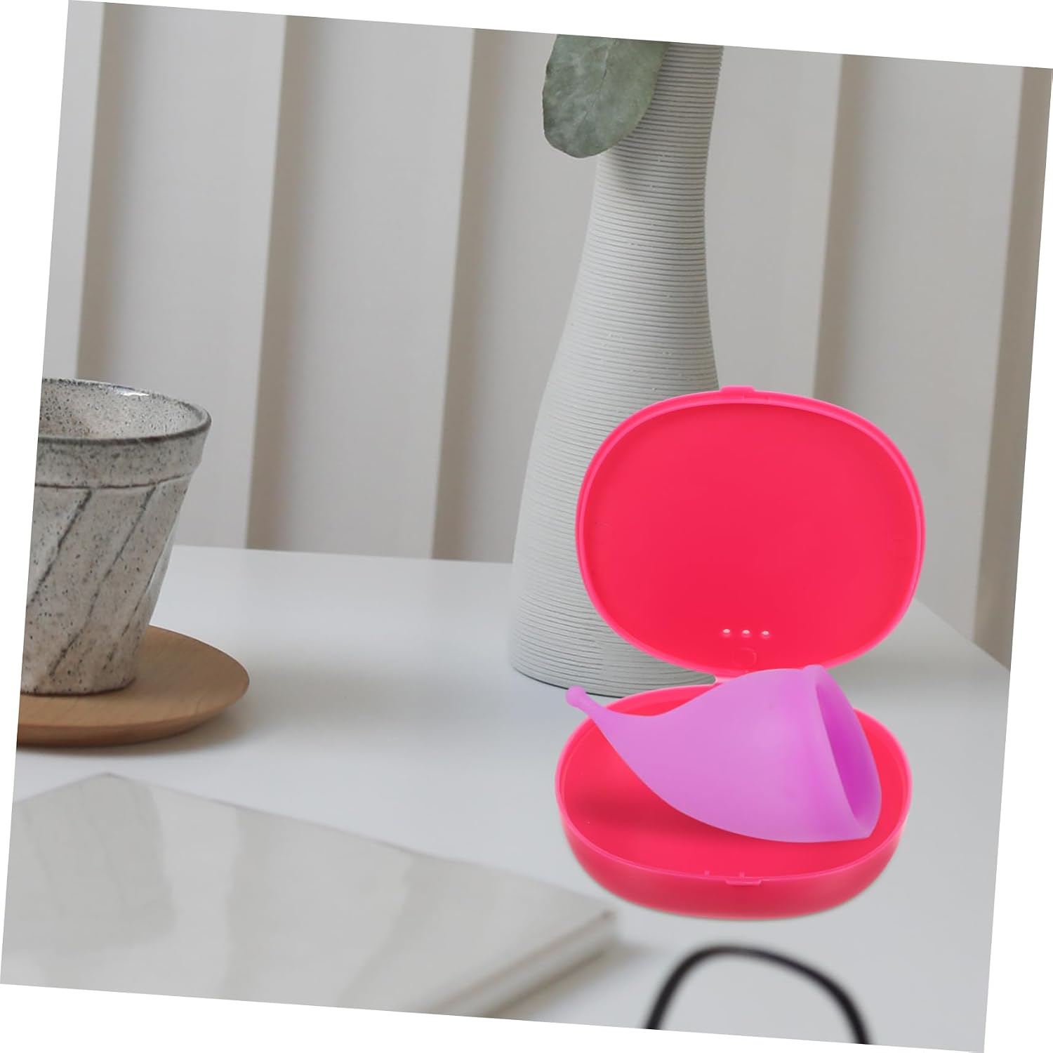 2Pcs Storage Case Portable Silicone Holder for Cups Lightweight and Sturdy Design for Travel and Outdoor Use and Damage