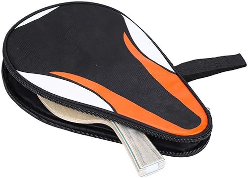 Miniatura 8 de Bolsa de paleta de tenis de mesa Oxford Bat Case Cubierta de raqueta de tenis de mesa (naranja), Naranja, Talla única
