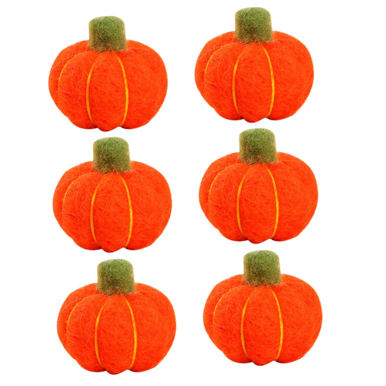18stücke Teiliges Aus Filz-Pumpkin-Girlande Für Halloween-Dekoration Niedliche -Pumpkin-hänger Für Festliche Anlässe Langlebig Und Ansprechend Für Ihre Eingangstür