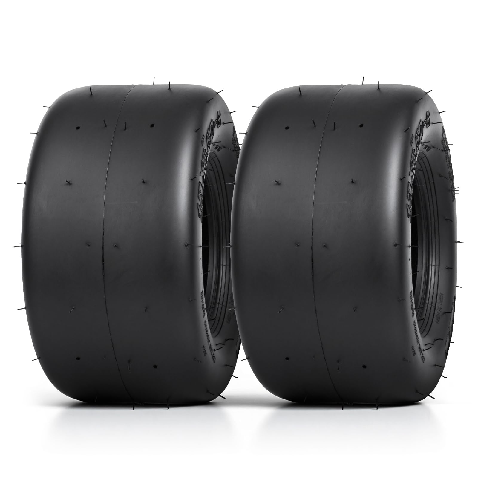 PROPARTS 13x6.50-6 Lawn Mower Tires, 13x6.50x6 nhs Smooth Tread Turf Tires for Zero Turn Mowers &amp; Riding Lawn Mowers, Tubeless, Set of 2, 4PR