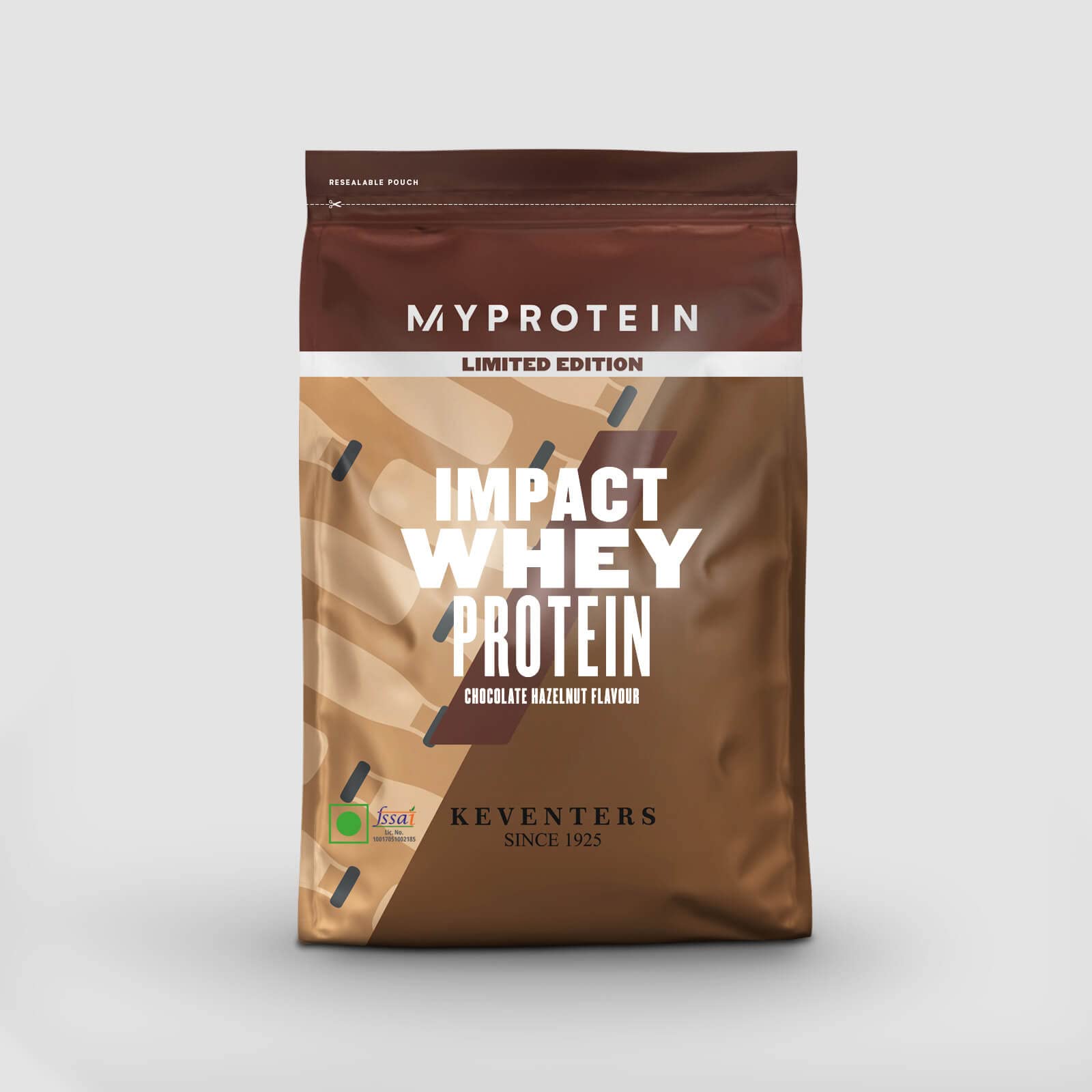 Myprotein Impact Whey Protein, Keventers Chocolate Hazelnut, 2.5kg (IND)