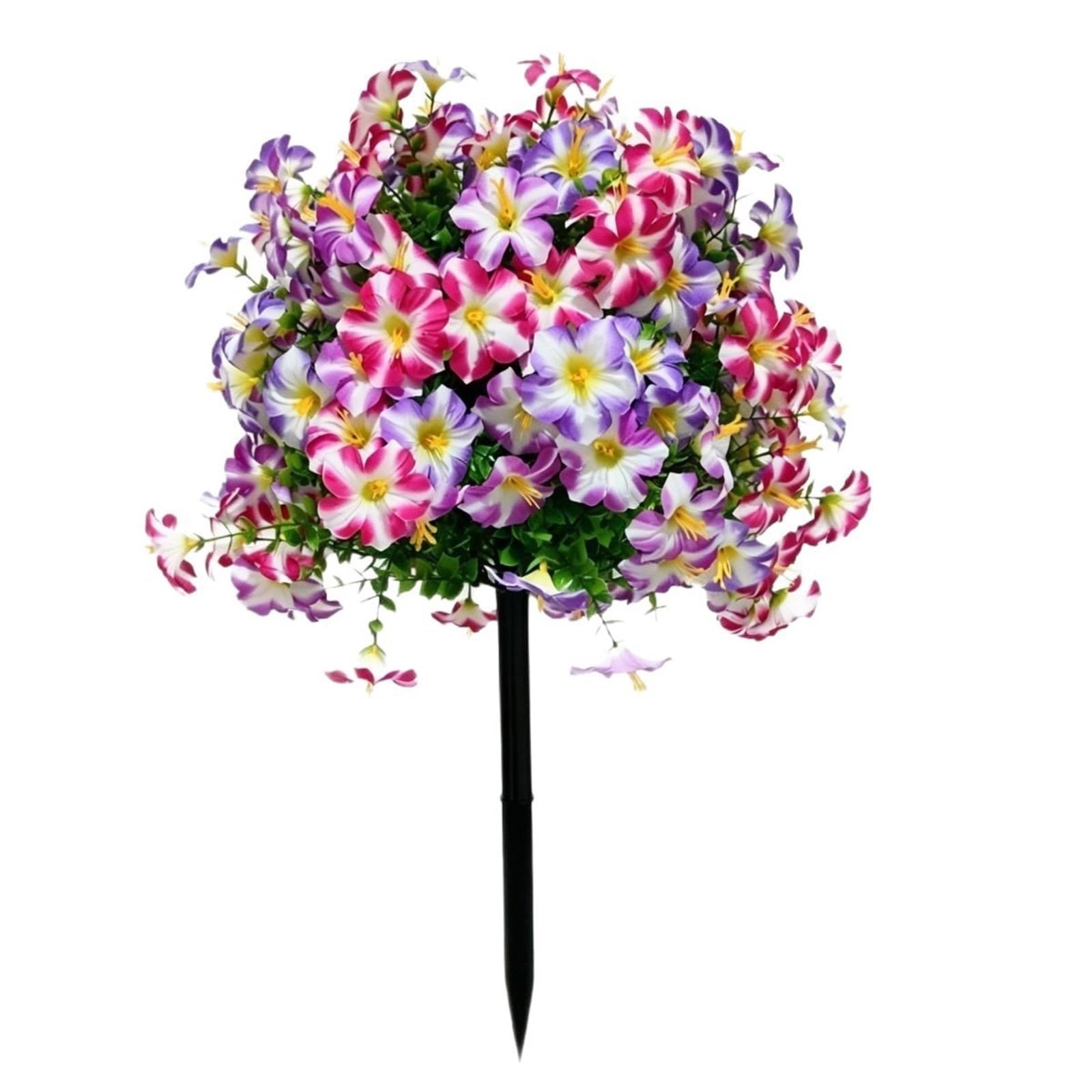 Wbcdxcbb Rosered Simulated Flowers, Violets, Morning Glories, Green Plants, Home, Outdoor Courtyard Decoration 1Pcs(Rosered)