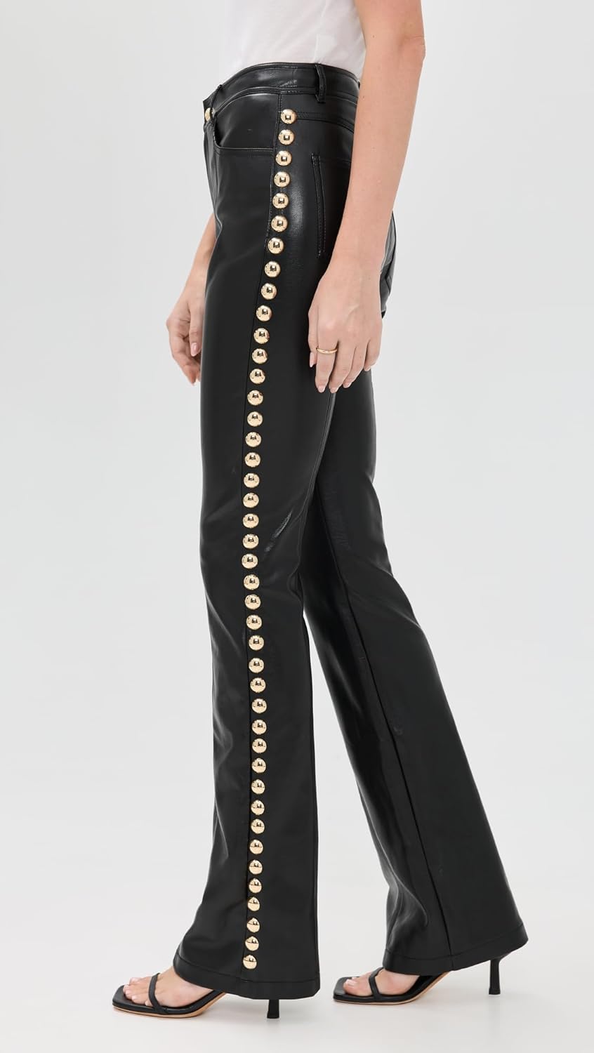 Cinq à Sept Women's Studded Shailene Faux Leather Pants - Image 5
