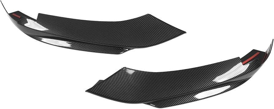 Carbon Fibre Style Front Bumper Lip Spoiler, Protector Trim for 4 Series F32 F33 F36 M Sport 2014-2020, ABS Material with Elegant Look