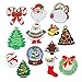 Produktbild Dosige 13pcs/Set Weihnachten-Stil Stickerei Patches Aufbügler Aufnäher Applikation Stoff Patch für Kleidung Kleider Patches Aufnäher