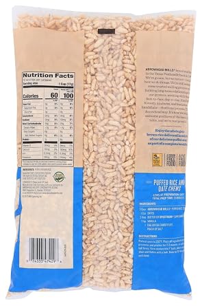 Arrowhead Mills Puffed Rice Cereal, 6 oz (Pack of 4)