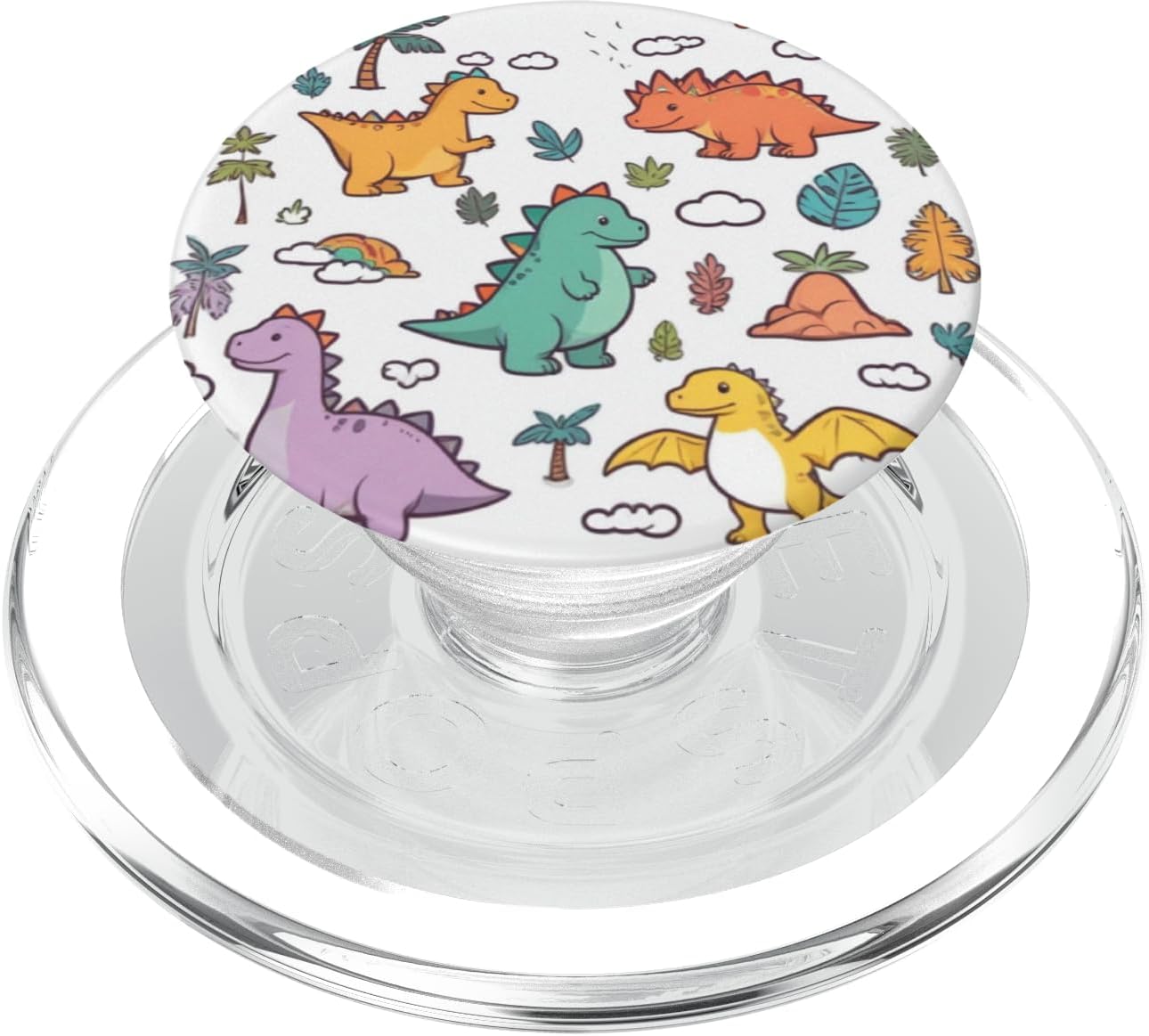 Dino Dinosaur PopSockets PopWallet for MagSafe