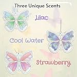 3 Voiture en pièces Air Freshener Fragrance Parfum Aquarelle Lilas Fraise Fraise Eau Fraise Pendentif Frais Fraise Parfumé Pendentive Voiture Intérieur Accessoires