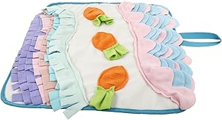 Ipetboom 1Pc Esteira De Alimentação Cão De Estimação Snuffle Quebra-Cabeça Esteira Nariz De Coelho Trabalho Brinquedos Interativos Pequenos Animais Esteira Brinquedos Para Coelhos